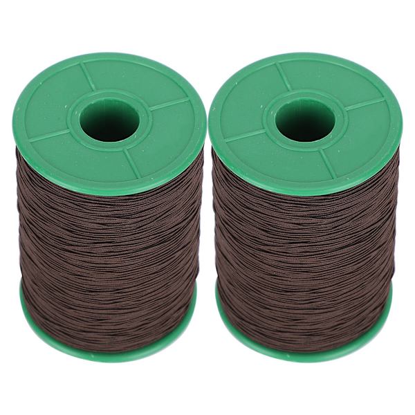 2 ruller elastisk snor perletråd armbånd halskæde perlefremstilling sort 1 mm 350 meter/rulle