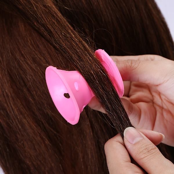 10 stk/sæt Ny mode blød silikone hårstyling curler rollers frisør curling værktøjer