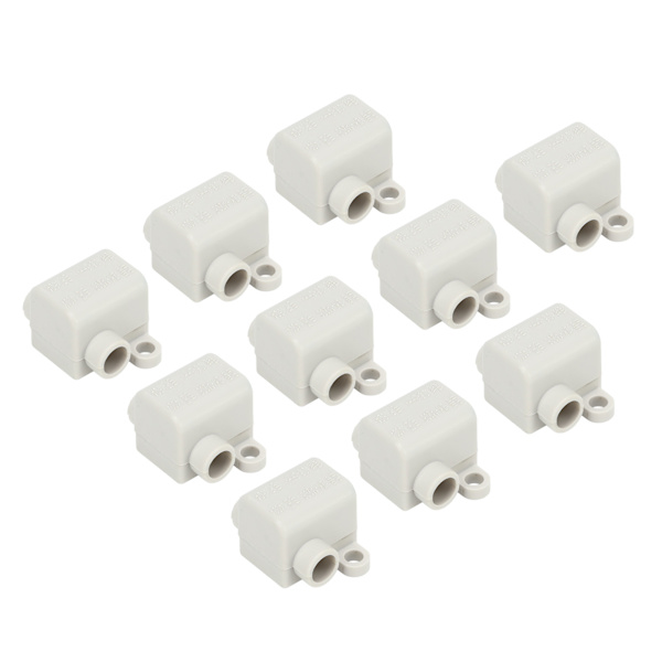 10 kpl 60A 400V pikaliitinkaapelin liitin Yksi in kaksi ulos Sähköjohdotus Inline liitoslohkot 0,5–6 mm² johdoille