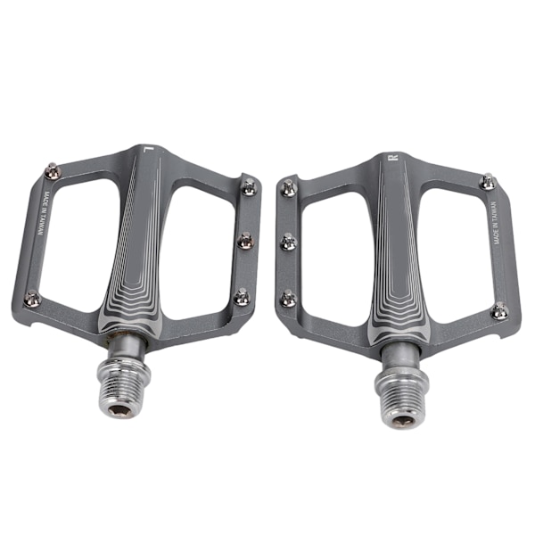Enlee cykelpedaler i aluminiumlegering DU-lager cykelplattformspedal för landsvägscyklar i titan