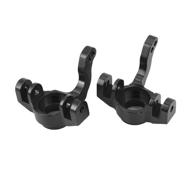 Styrespindelholder i aluminiumslegering til Axial Rock Racer 90026 RC-bil (sort)