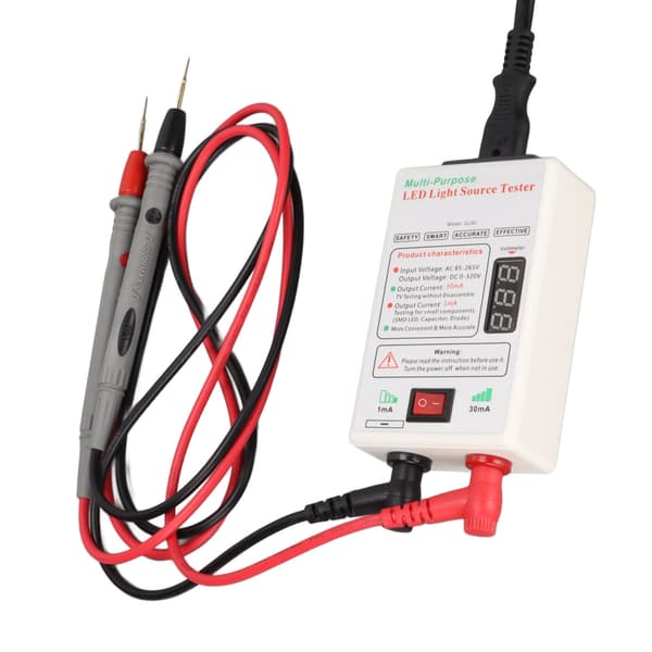 LED-tester multifunksjonell LCD TV-lyskildetester for LED-lysreparasjon 100-240V US-plugg