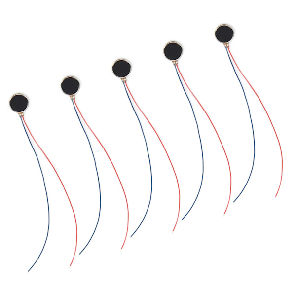 30 stk. flad vibrationsmotor mini mønt flad vibrationsmotor til mobiltelefoner legetøj tablets 3 V 12000rpm