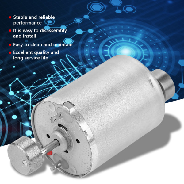 DC Dobbeltaksel Stærk Vibration Vibrerende Motor 12V 31mm Længde