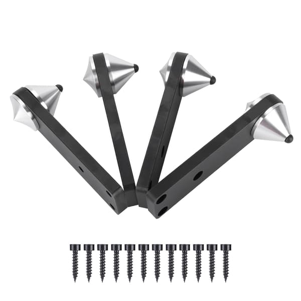 4PCS Kombinerad Typ Ljudhögtalare Fot Subwoofer Stötsäker Spikfäste