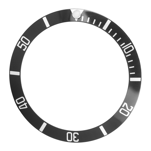 Profesjonelt armbåndsur Bezel Insert Loop Replacement Watch Bezel Insert Ring Accessory Black