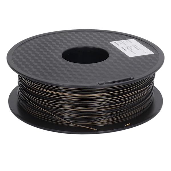 3D-printer filament guld sort dobbelt farve ekstrudering filament PLA silke print forbrugsvarer 30‑45mm/s