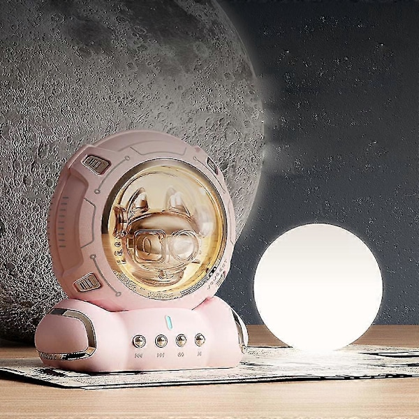 Luova Astronautti Langaton Bluetooth Kaiutin Mini Kannettava Matkapuhelin Subwoofer Ulkokäyttöön Pieni Audio Musta Zekai