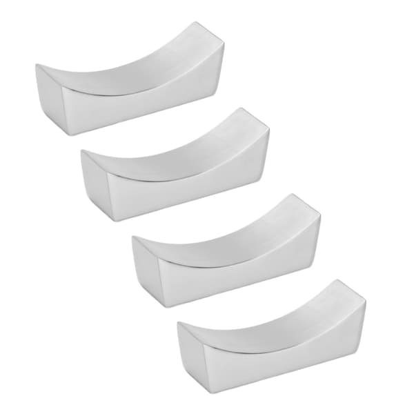 4 st Rostfritt Stål Chopstick Rest Båtform Chopstick Sked Kniv Gaffel Bestickhållare