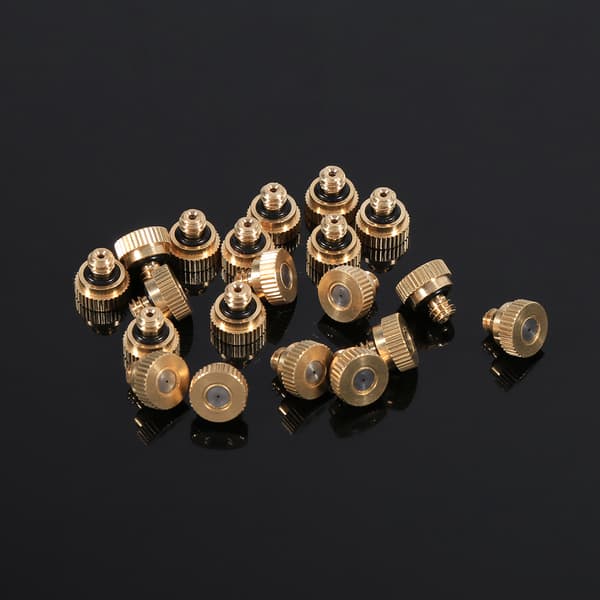 Messingdyser for kjølesystem (0,4 mm) 10/24 UNC Hage 20 stk