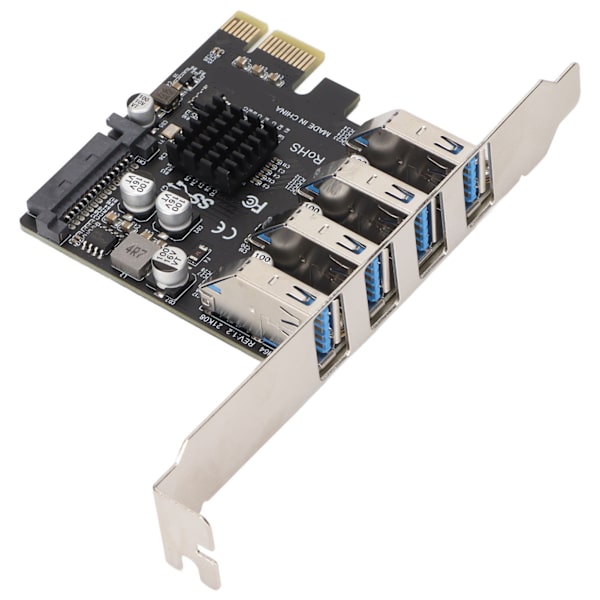 USB 3.0 PCIE udvidelseskort PH64 2U/4U VL805 Chip 5Gbps transmission 4 port USB udvidelseskort til Windows