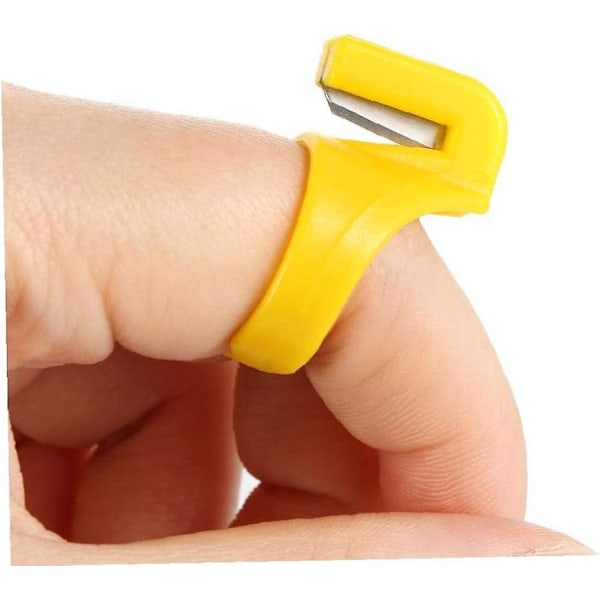 3 st/Set Finger Craft Nål Hem Plast Syring Trådskärare Symaskin Hushållstillbehör