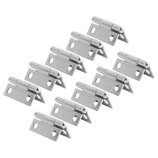 10 stk Dørhengsel Rustfritt stål for Møbler Bedriftsmaskiner Låseenhet 25mm