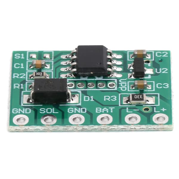 Solcellelampe Controller Modul Timer Blinkende Vejstudslys med Dobbeltsidet Aluminium DC5V