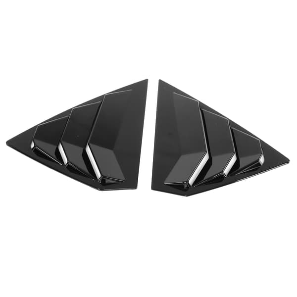 2 stk. glanssvart bakre sidevindusjalusi luftventil scoop deksel erstatning for Buick Regal 2017–2021