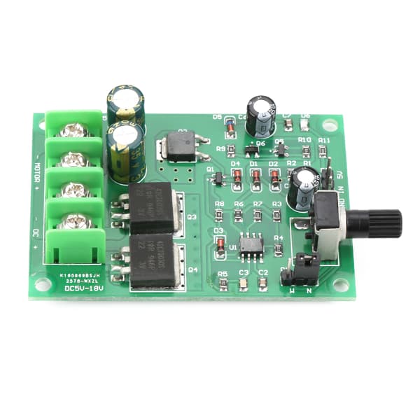 DC5-18V Høy Effekt PWM DC Motor Hastighetskontroller Motor Driver Kort
