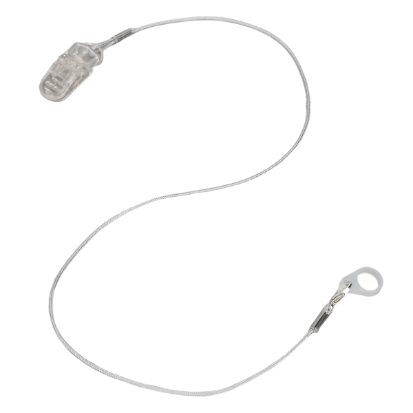 Hörapparater Lanyard Single Ear Nylon Lanyard Hörapparatklämma med 3 silikonringar för äldre barn