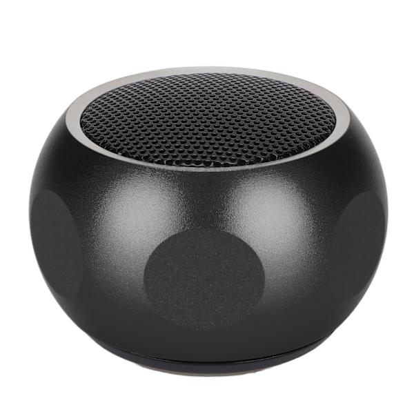 Mini kannettava Bluetooth-kaiutin, söpö pieni langaton kaiutin, jossa rannehihna suihkuun, pyörään, autoon, matkustamiseen, musta