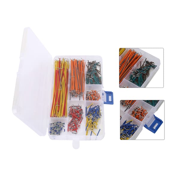 560 stk. Jumper Wire U-formet farve Breadboard-linjer printplade-pin-udvidelsestilbehør
