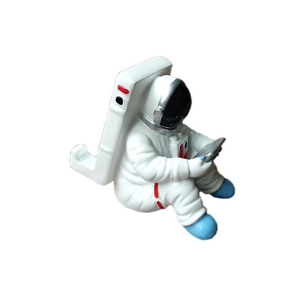 Kreativ Astronaut Telefonhållare för Skrivbord Kompatibel med iPhone iPad Samsung Tablets