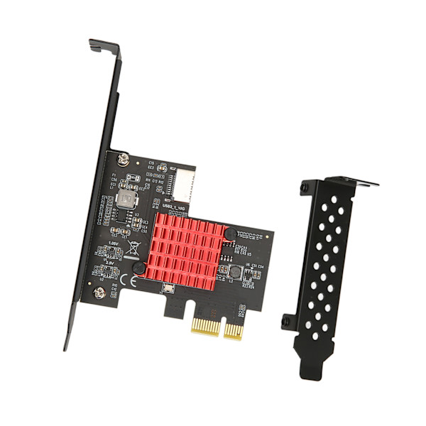 USB3.2 GEN2 edessä oleva TYPE E -laajennuskortti 10 Gbps:n tuki KEY A TYPE E PCIE 3.0 2X -liitännän laajennuskortti Win8:lle Win10:lle ASM3142-pääohjain