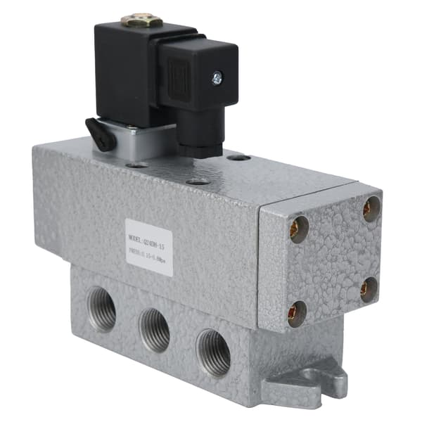 Elektrisk magnetventil G1/2in 2-posisjon 4-veis enkeltkontroll retningsventil Q24DH‑15DC24V