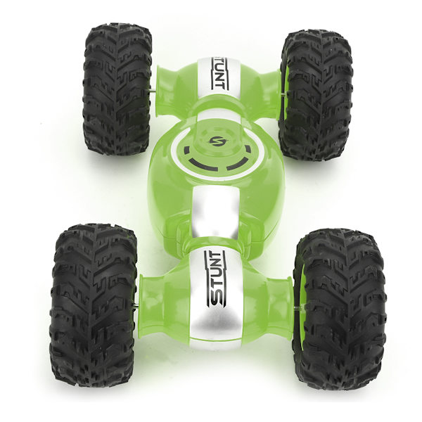 1:12 Stuntbil Dobbeltsidet Firdhjulstræk Deformations Fjernbetjening Crawler ModelGrøn