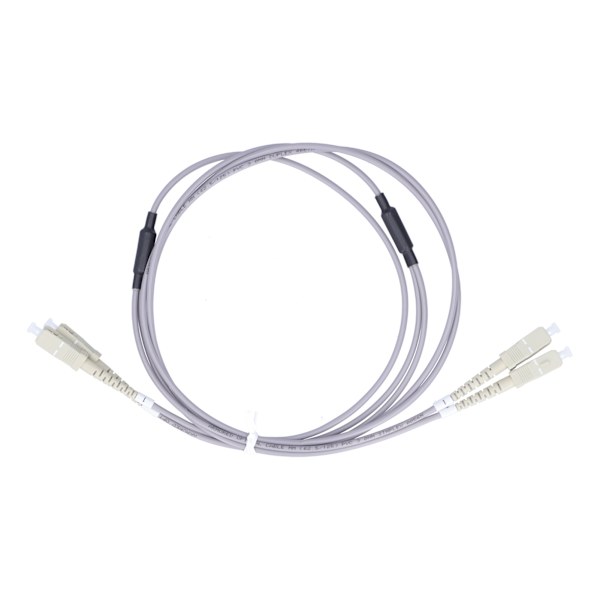 Optisk fiber patchkabel pansret jumper multimode 2-kernet optisk kabel SC UPC-SC UPC grå (3 meter)