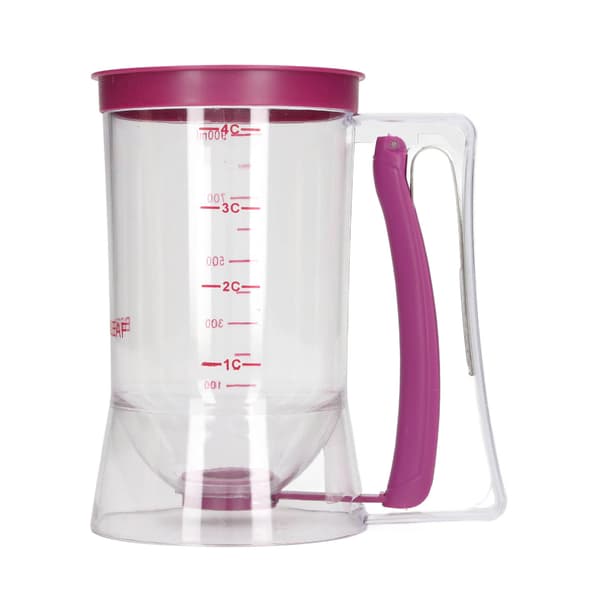 Dejdispenser ABS 900ml Dejcreme Separator Bageværktøj til Pandekage Cupcake Kage Vaffel