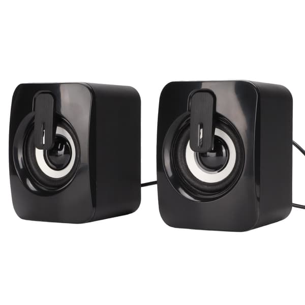 A2 Mini Computerhøjttaler Stereo Klar Bas Mindre Forvrængning USB-drevet Kablet Lille Højttaler til Stationær PC Bærbar Computer