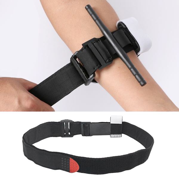 75 cm Nylon Bärbar Utomhus Enhandsoperation Spinning Militär Tourniquet Taktik Artär Nödspänne Stoppa blödningsrem