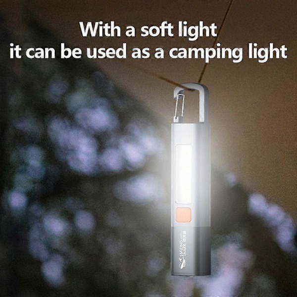USB Super lysstærk langtrækkende genopladelig lommelygte 2-pak Lampe Maj 22