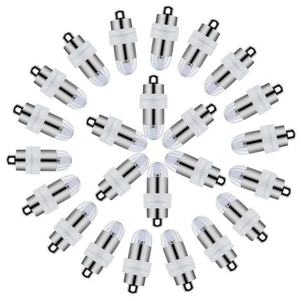 Lämpimän valkoiset LED-ilmapallovalot hääkoristeluun - 30 kappaleen pakkaus