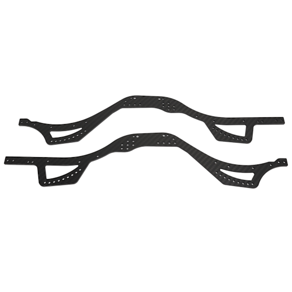 2 stk karbonfiber chassis sideplater lettvektig ubøyelig chassis rammeskinner for Axial SCX10 Pro RC Crawler Car