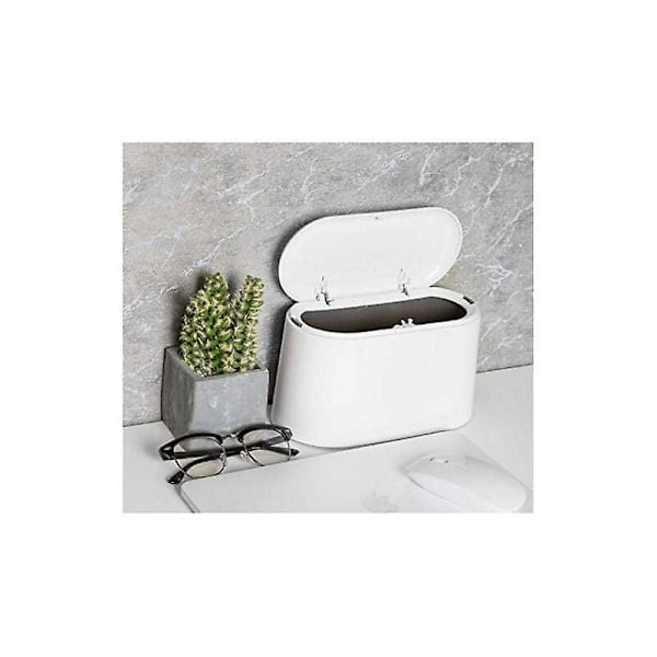 Badrums soptunna Bords soptunna med lock, mini bords soptunna, badrums kosmetisk soptunna bil bords soptunna anti