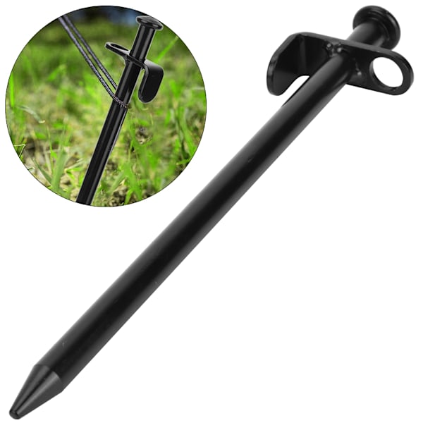 4st Stål Förläng Utomhusresor Camping Strand Tältpinnar Pin Stakes Markspik (20cm)