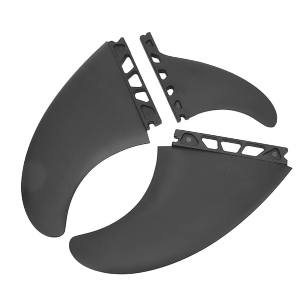 3PCS Surf Fin Set Flexibel Stabil Lätt Hållbar PVC Surfbräda Fin för Uppblåsbara Surfbrädor Longboard
