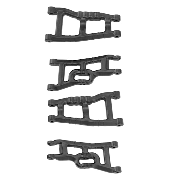 RC Fram- och bakre upphängningsarmssats med hög hållfasthet RC Biluppgraderingsdelar för Rustler Stampede Slash 2wd 1/10 RC Bil Svart