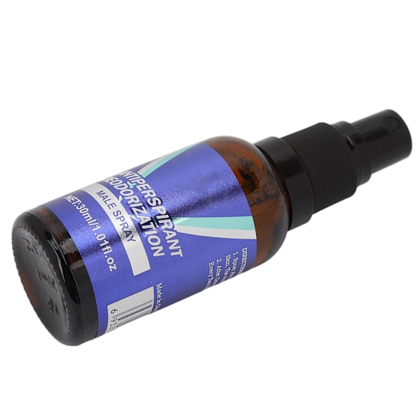 Hikoilun estävä suihke 30 ml kainaloiden hikoilun estävä deodorantti kuivaava miesten vartalosuihke urheiluun ja kuntoiluun