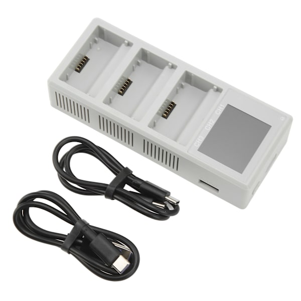 Lennokkien akun lataushubi 2-suuntainen tuki 3 akulle USB LCD-näyttö Akun laturi DJI Mini 3 Pro Mini 3:lle
