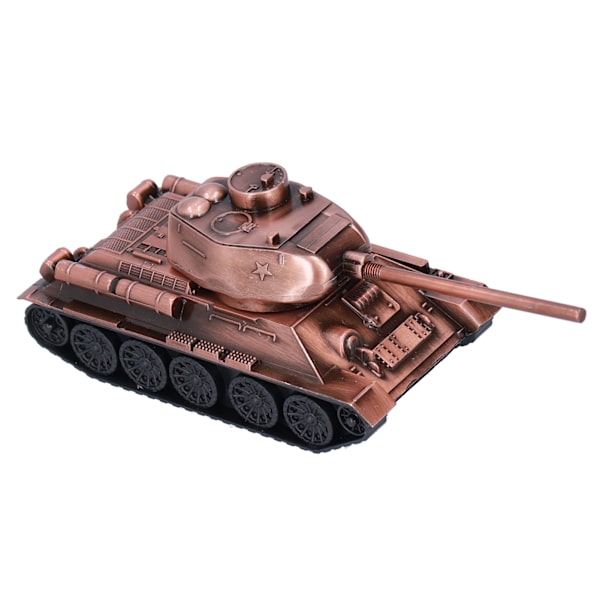 Tankmodell Dekoration Multifunktionell Retro Design Slitstark Militärtank Ornament för Gåvor Souvenirer Samlingar