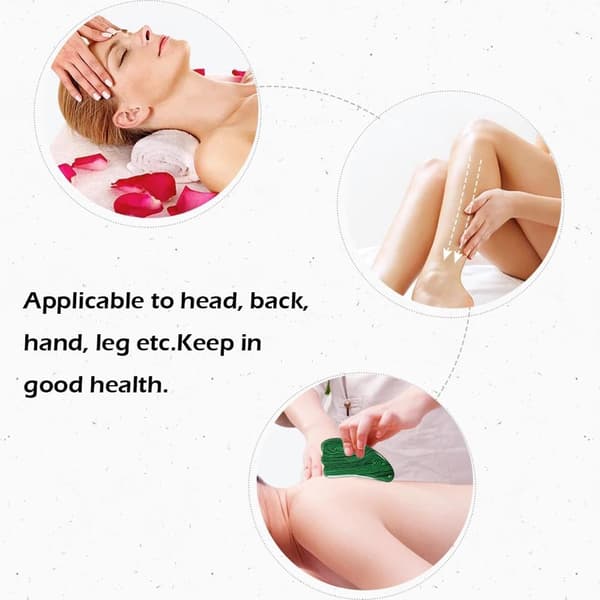 Gua Sha Ansiktsformningsverktyg Gua Sha Sten Gua Sha Ansiktsverktyg för Ansikte Finger Kropp