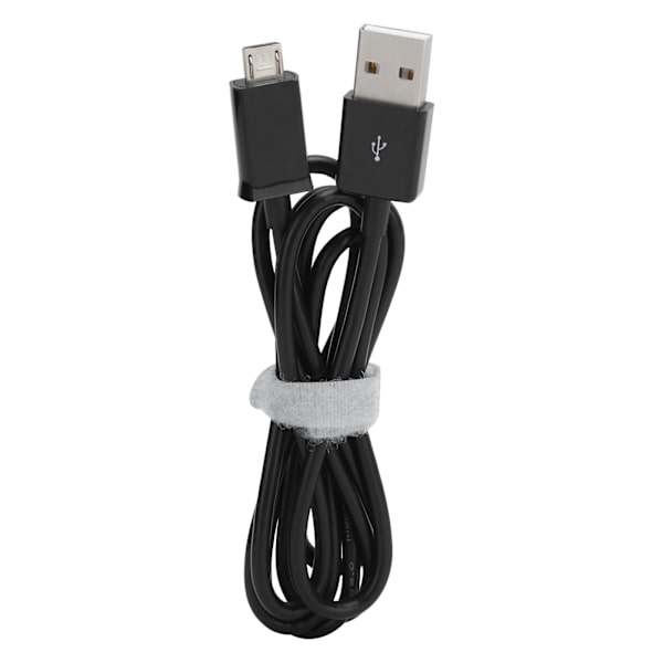 2 st 1 m telefonladdningskabel Micro USB snabbladdningskabel PVC-datakabel för AndroidBlack
