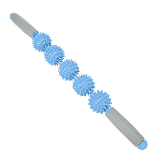 Fascia Blaster Light Blue Five Balls Lihas Hieronta Rentoutus Roller Thorn Balls Selluliitti Hierontatyökalu Urheilun palautustyökalu