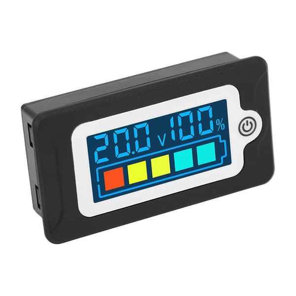 Batterispänningsprocenttestare LCD-display Ternär litium återstående batteridetektor mätare monitor