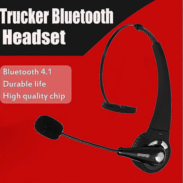 Ny 2023 Trucker Over-Ear Trådløst Bluetooth Boom Headset Med Mikrofon For Mobil Sjåfør Zekai