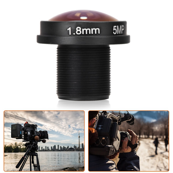Nytt brett 1,8 mm 180° objektiv HD 5mp Fisheye View CCTV vidvinkelkamera