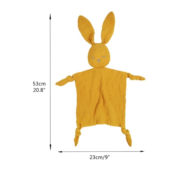 Baby Comfort Blanket Baby Safety Blanket Rabbit Cuddly Toy Soft Gifts for Newborn Boys and Girls