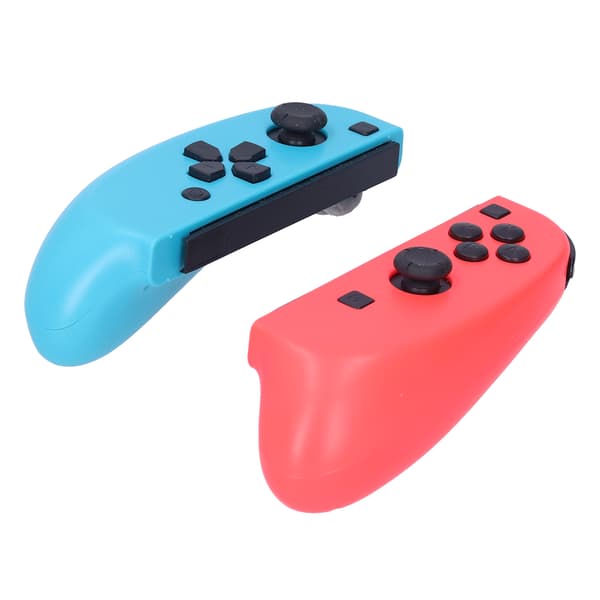 1 par venstre blå høyre rød Joypad liten kontroller Gamepad for Switch Plug and Play Blå Rød