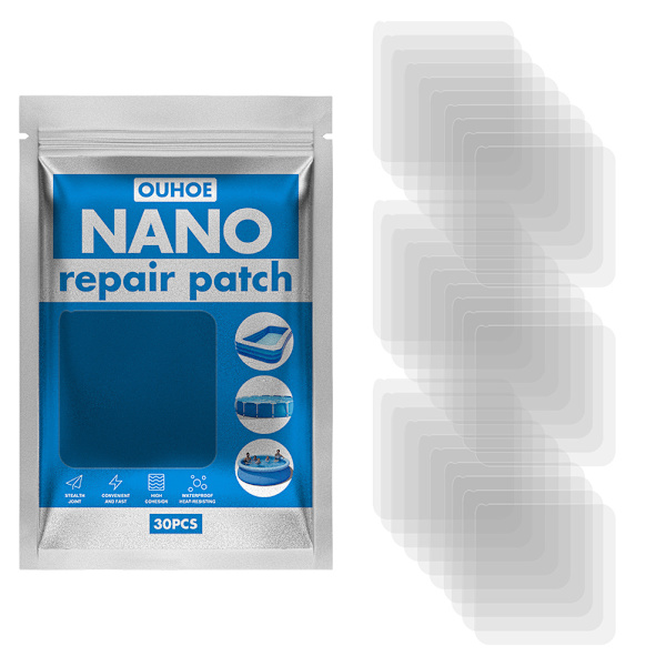 30 st PVC-reparationstape Vattentät lapp & tejp för kajakpool Float tält